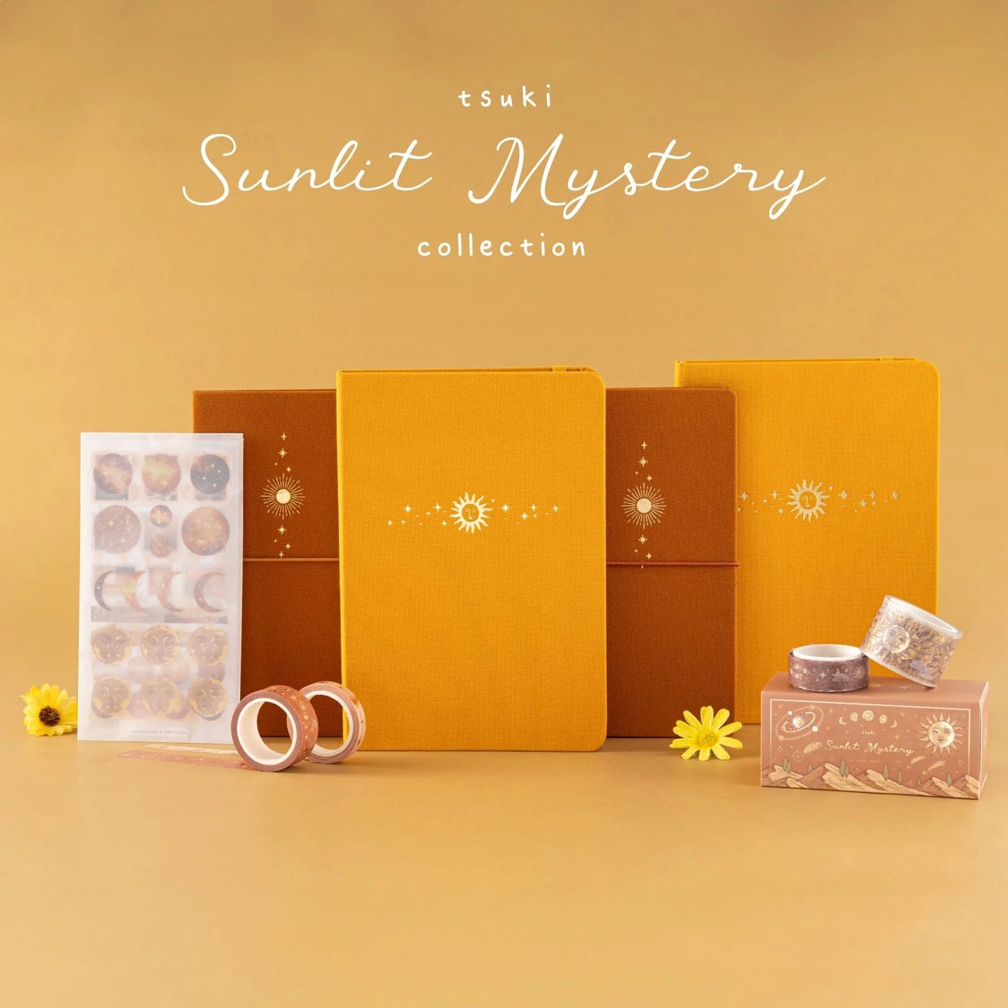 Tsuki ‘Sunbeam Magic’ Luxury Travel Notebook ☾