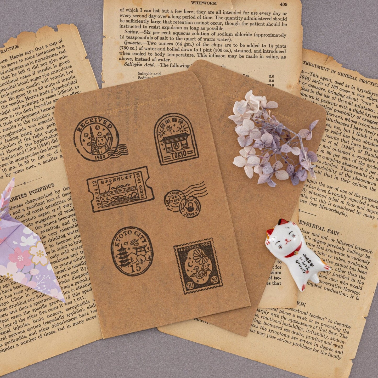 Tsuki ‘Journey in Japan’ Bullet Journal Stamp Set ☾