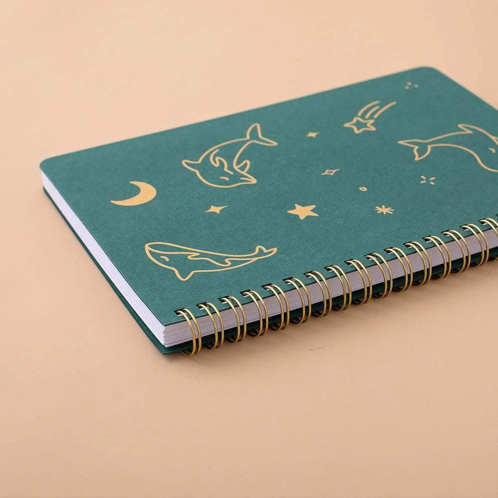 Tsuki 'Ocean' Limited Edition Ring Bound Bullet Journal ☾