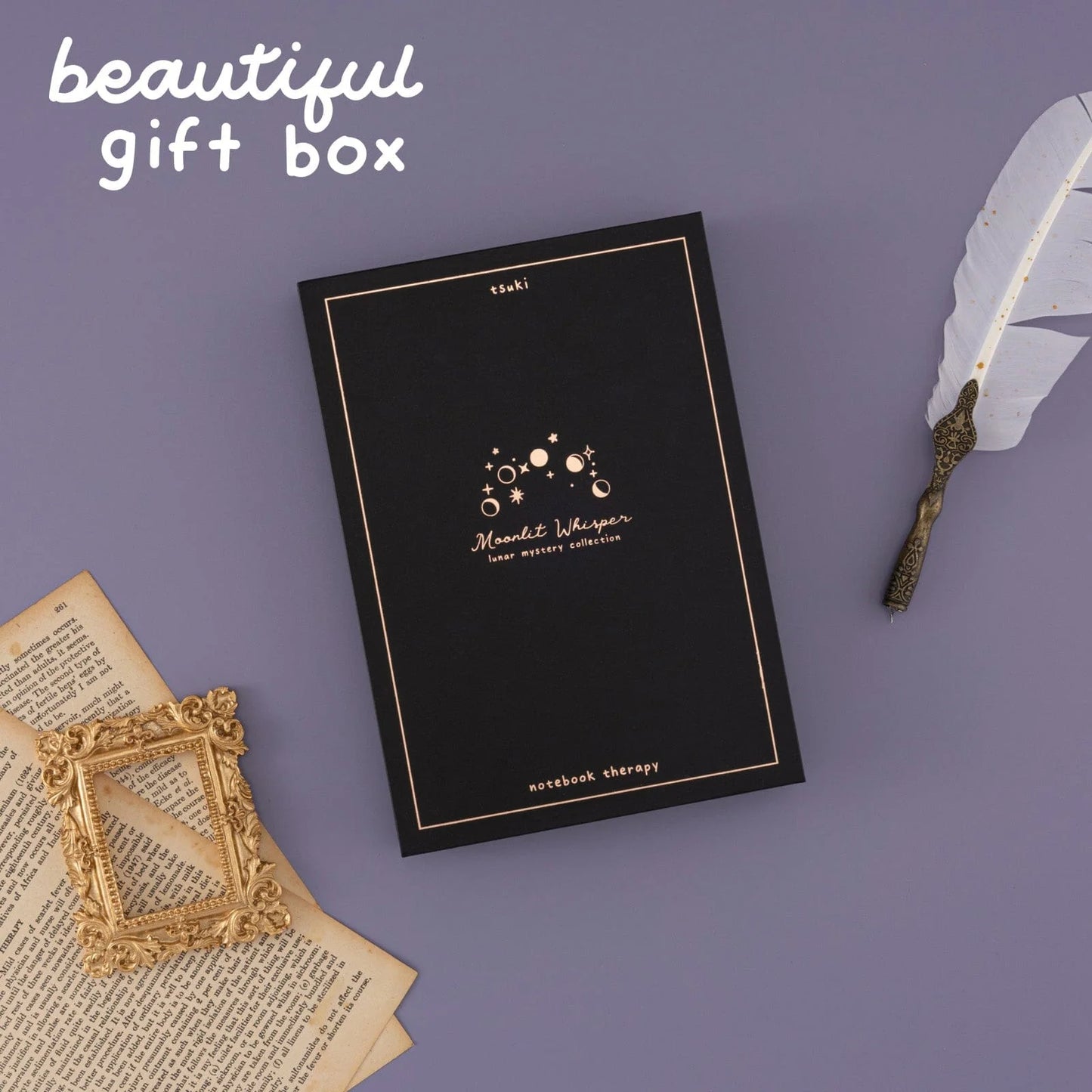 Tsuki ‘Moonlit Whisper’ Limited Edition Luxury Bullet Journal ☾