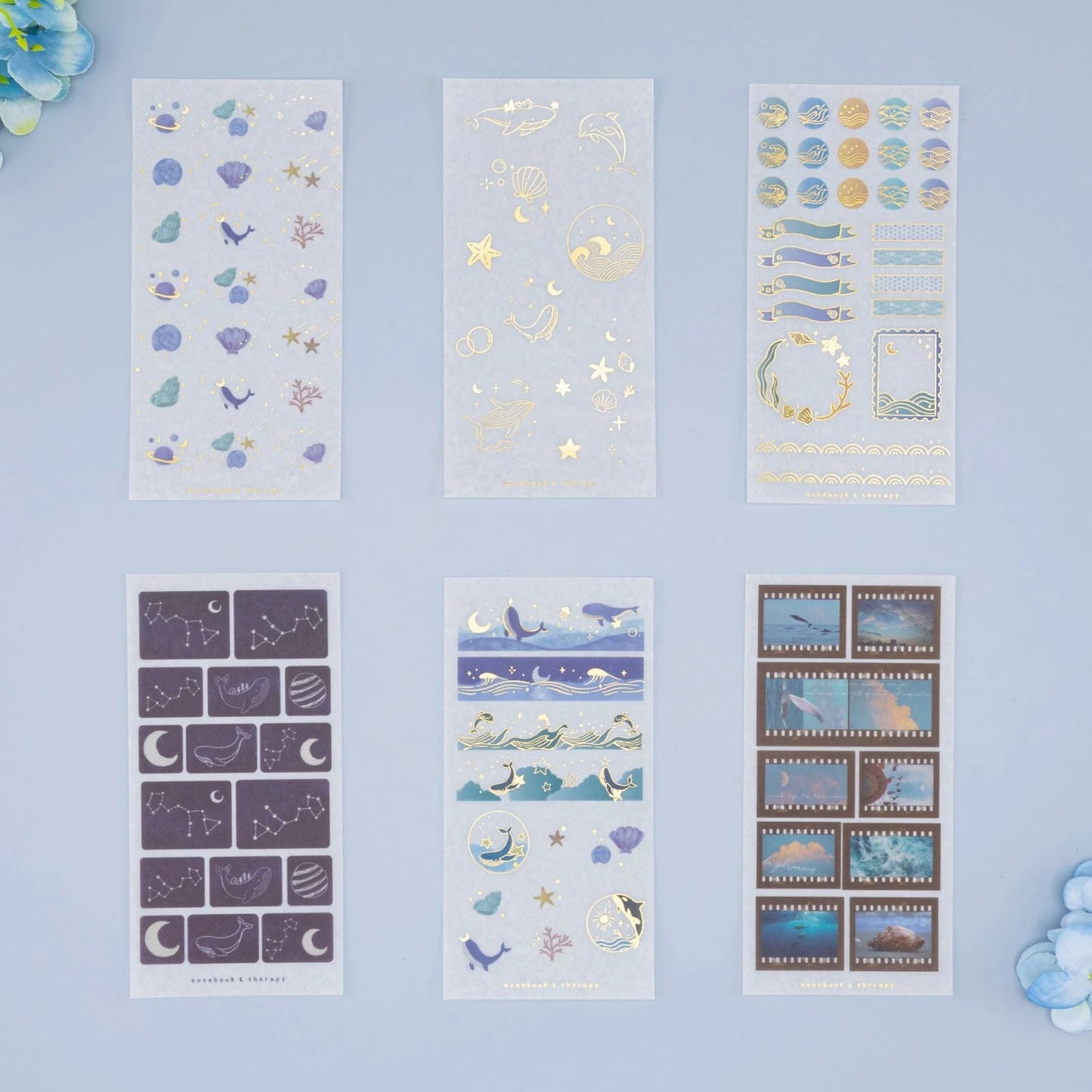 Tsuki ‘Ocean’ Sticker Set ☾