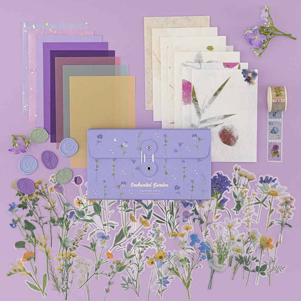 Tsuki ‘Enchanted Garden’ Scrapbook Sticker Set ☾