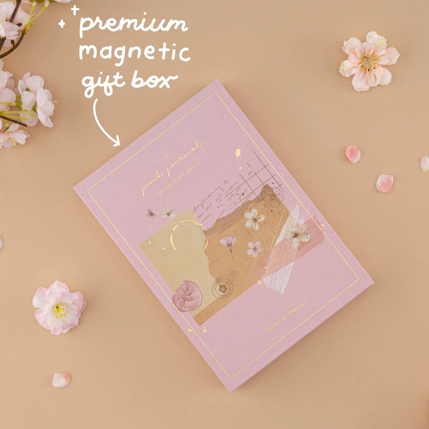 Tsuki Junk Journal Pink Spring Edition Notebook