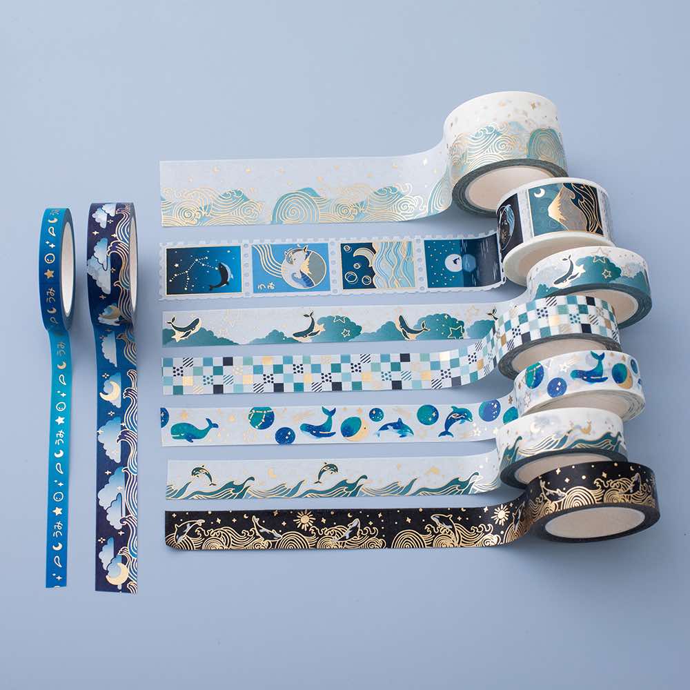 Tsuki 'Ocean Edition' Washi Tape Set ☾