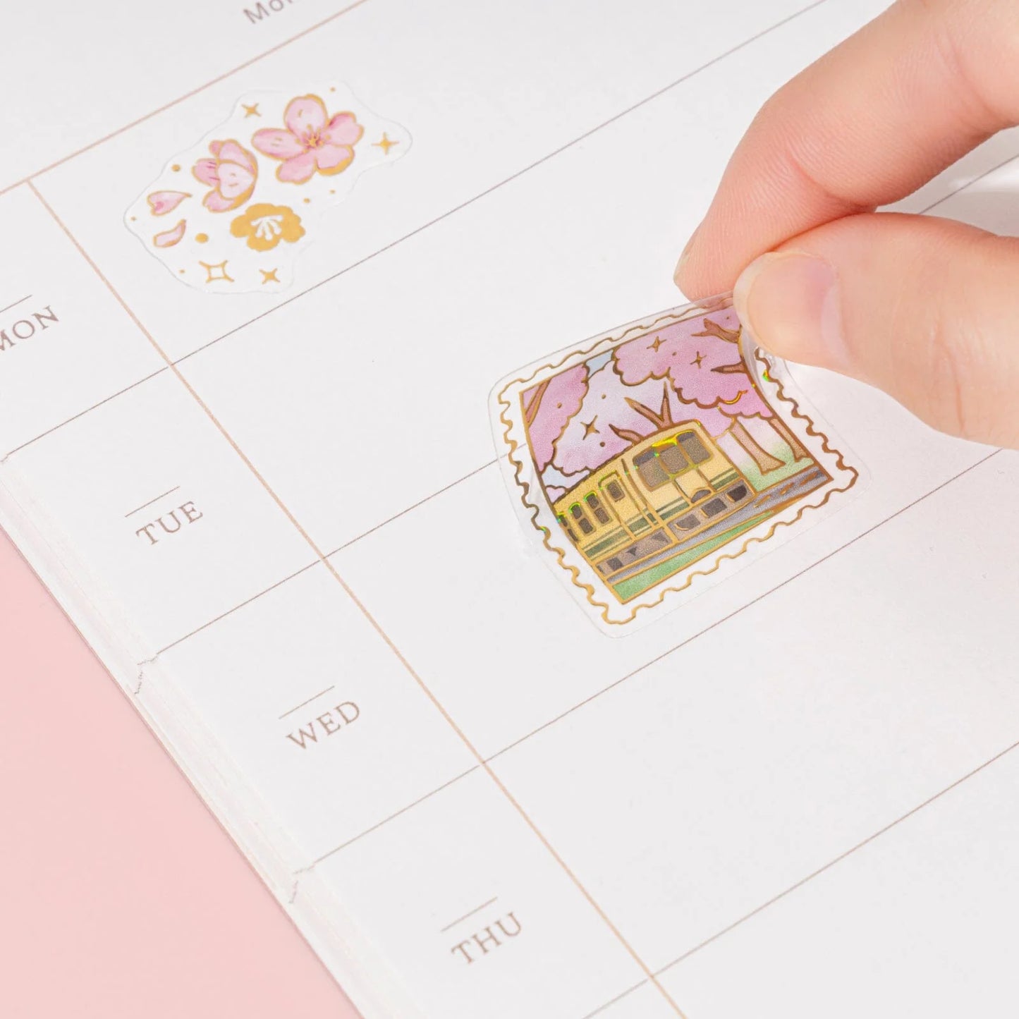 Tsuki ‘Sakura Friends’ 3D Holographic Sticker Set ☾