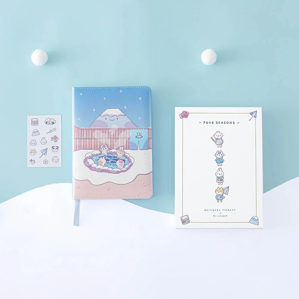 Tsuki ‘Four Seasons: Winter Edition’ Bullet Journal ☾ @milkkoyo x NotebookTherapy