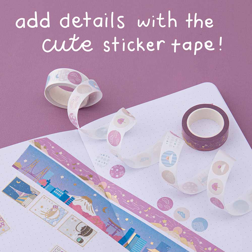 Tsuki ‘Sights of Japan’ Washi Tape Set ☾