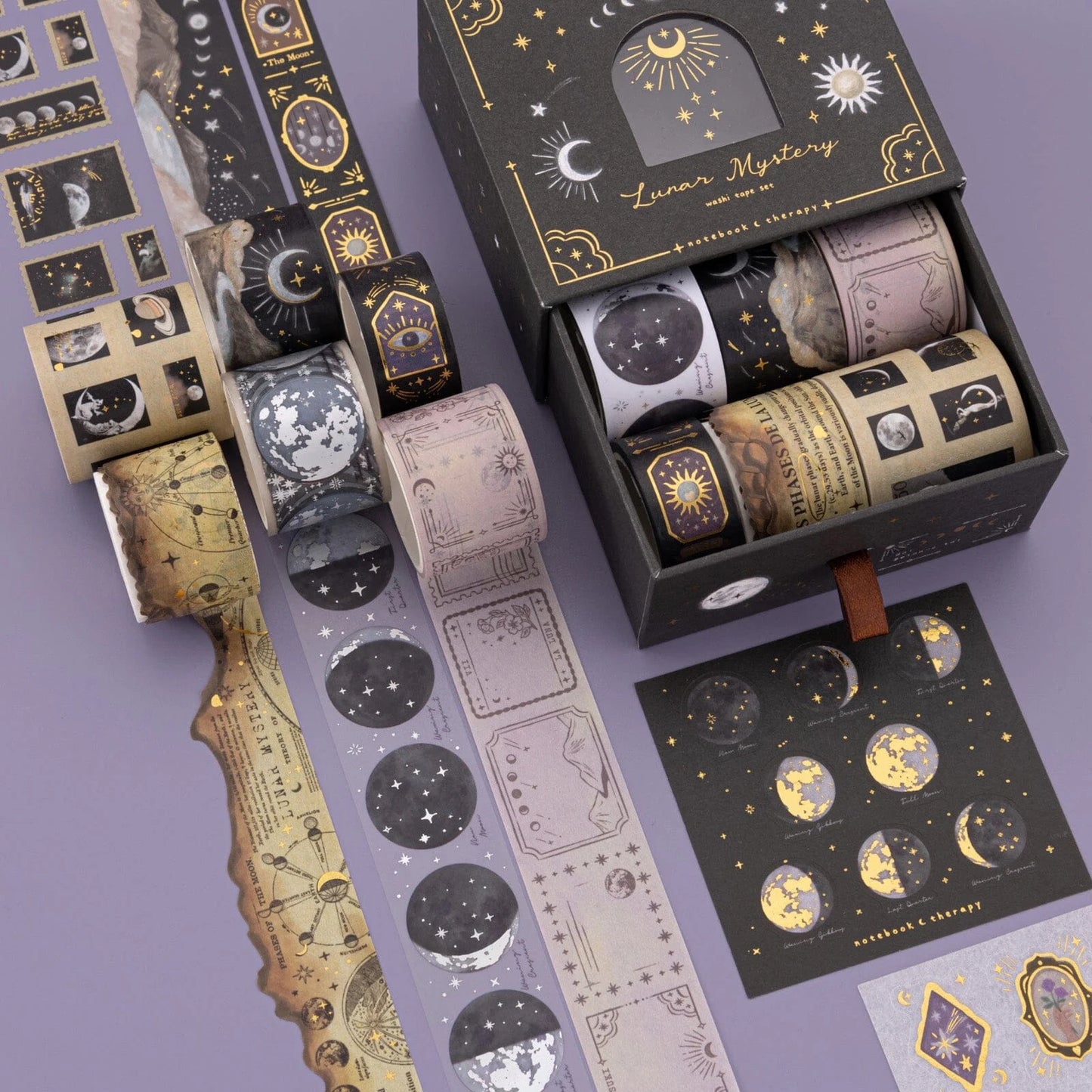 Tsuki ‘Lunar Mystery’ Washi Tape Set ☾