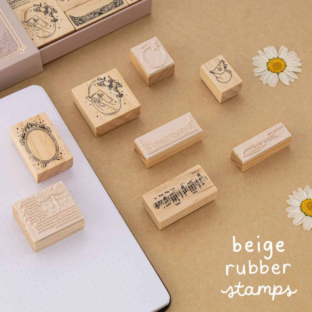 Tsuki ‘Light Academia’ Stamp Set ☾