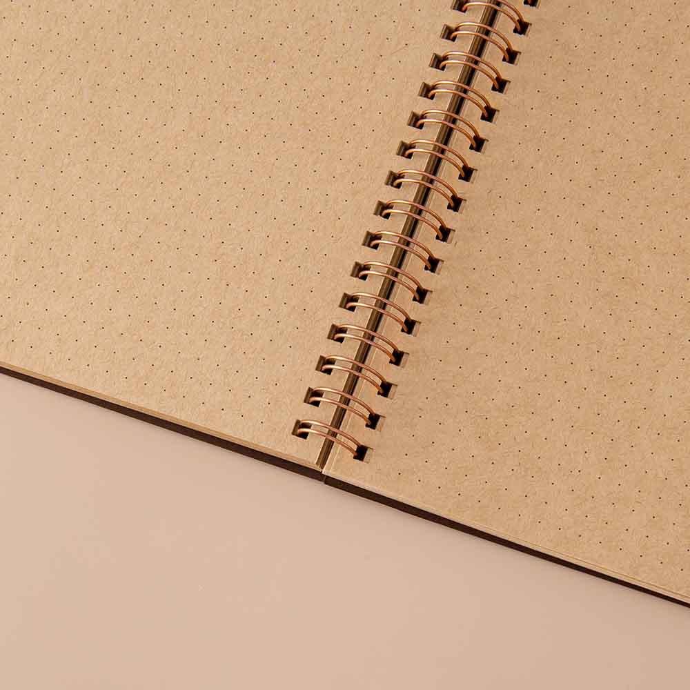 Tsuki ‘Maple Dreams’ Kraft Paper Ringbound Bullet Journal ☾