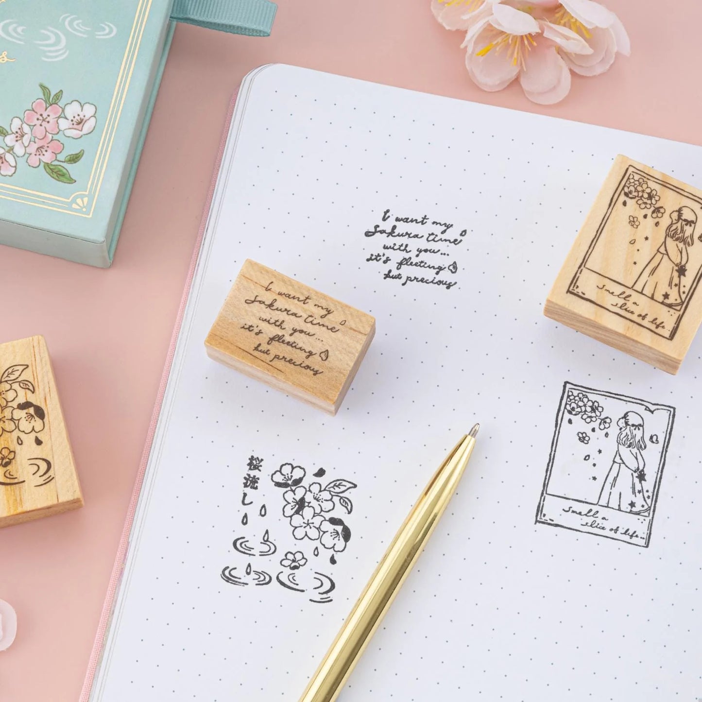 Tsuki ‘Sakura Days’ Bullet Journal Stamp Set ☾