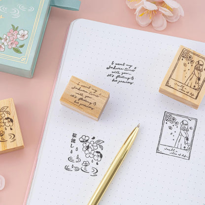 Tsuki ‘Sakura Days’ Bullet Journal Stamp Set ☾