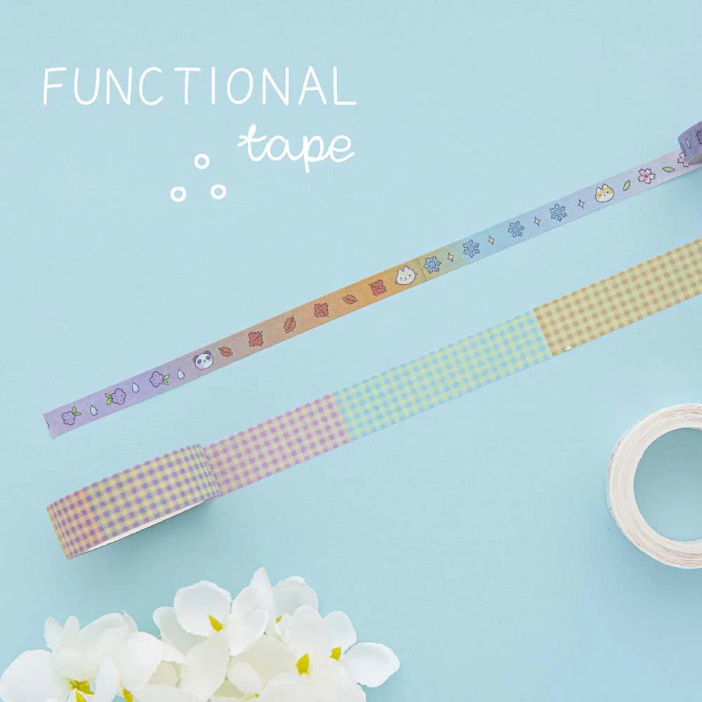 Tsuki ‘Four Seasons' Washi Tape Set ☾ @milkkoyo x NotebookTherapy