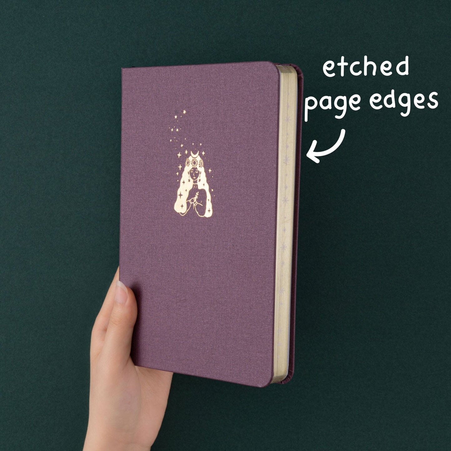 Tsuki ‘Summer Witch’ Limited Edition Glitter Linen Bullet Journal ☾