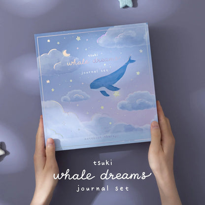 Tsuki ‘Whale Dreams’ Limited Edition Holographic Bullet Journal Set ☾