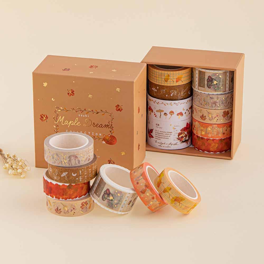 Tsuki ‘Maple Dreams’ Washi Tape Set ☾