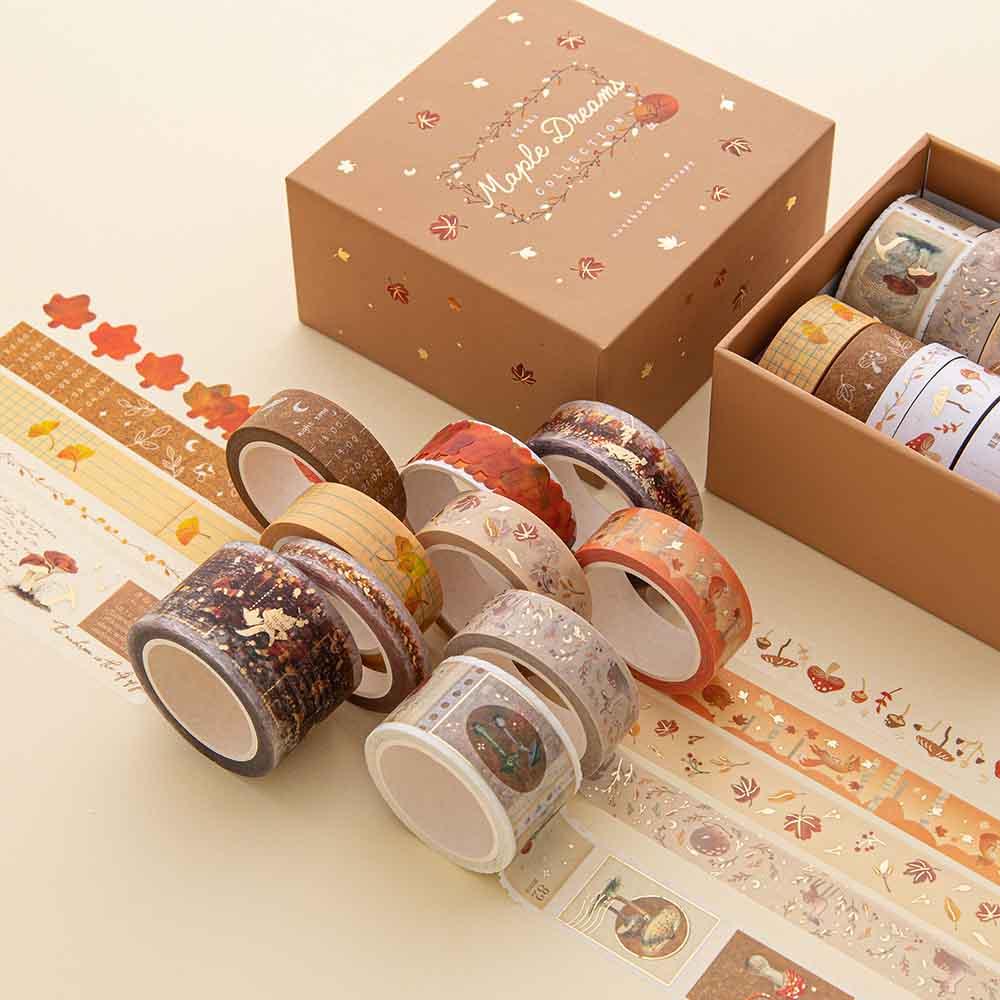 Tsuki ‘Maple Dreams’ Washi Tape Set ☾