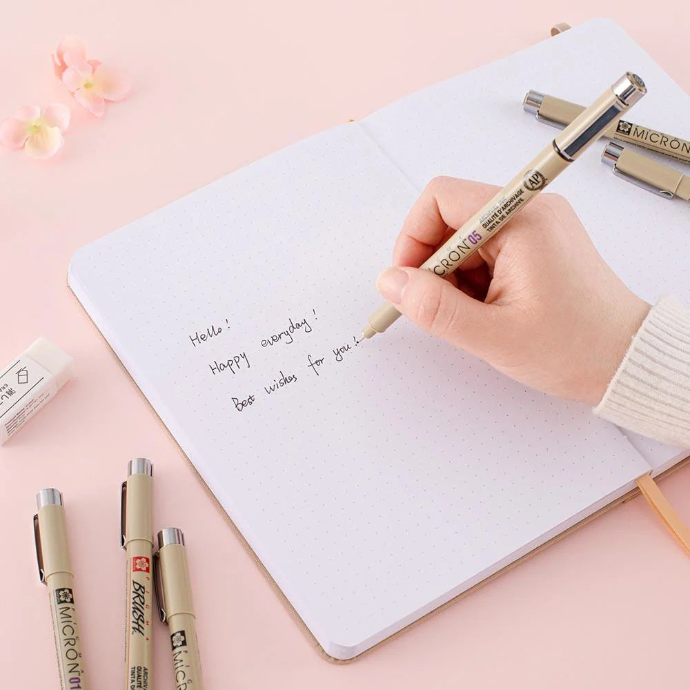 6 Set Sakura Pigma Micron Pens