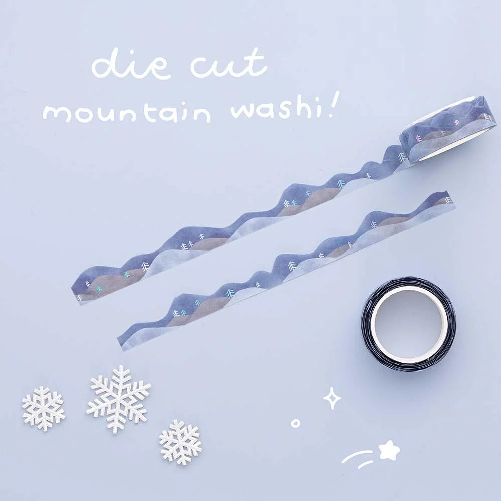 Tsuki ‘Dreams of Snow’ Holographic Washi Tape Set ☾