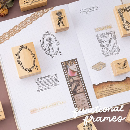 Tsuki ‘Love Lock’ Bullet Journal Stamp Set ☾
