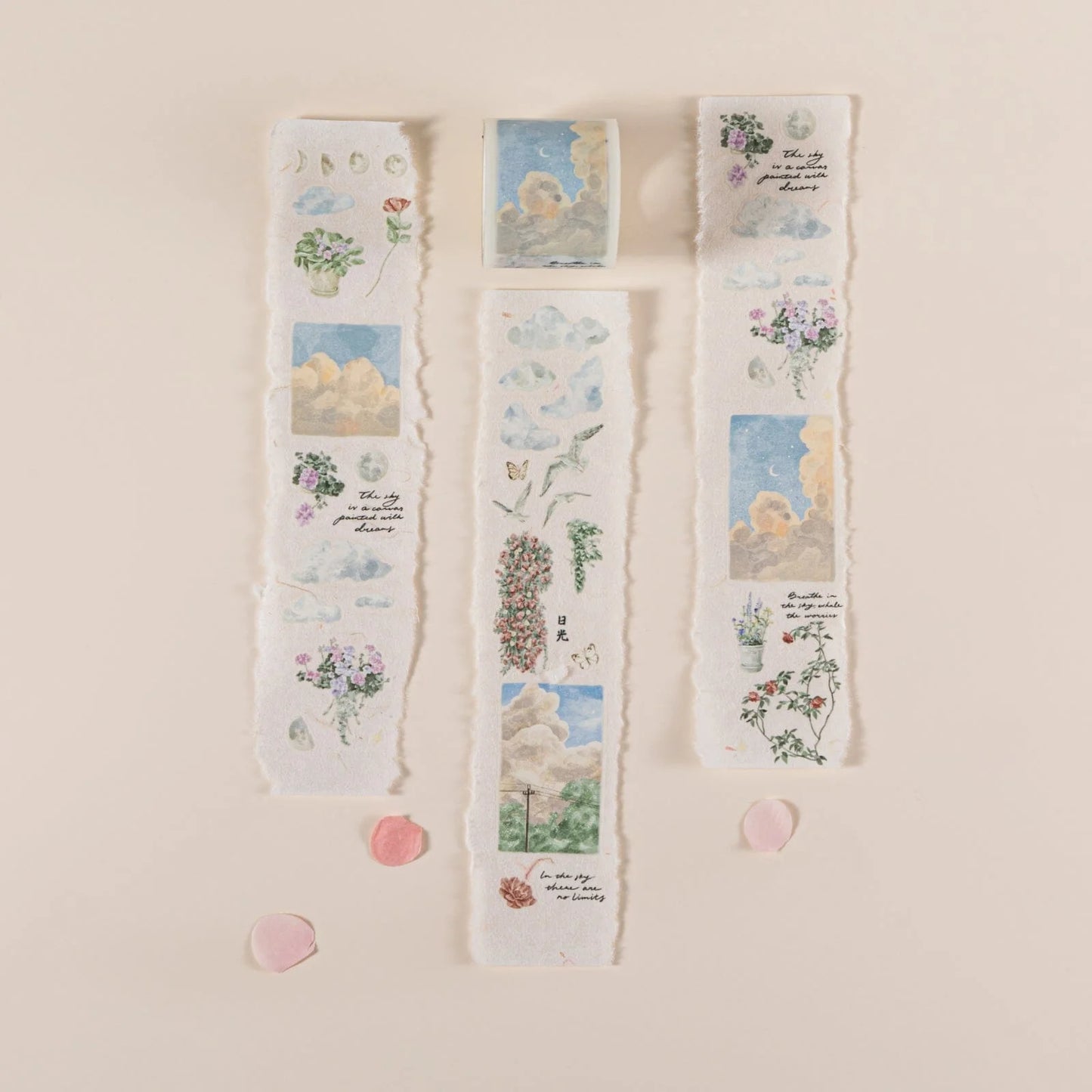 Hinoki - ‘Into the Sky’ PET Decorative Tape Set