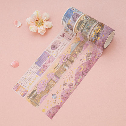 Tsuki ‘Sakura Breeze’ Washi Tape Set ☾