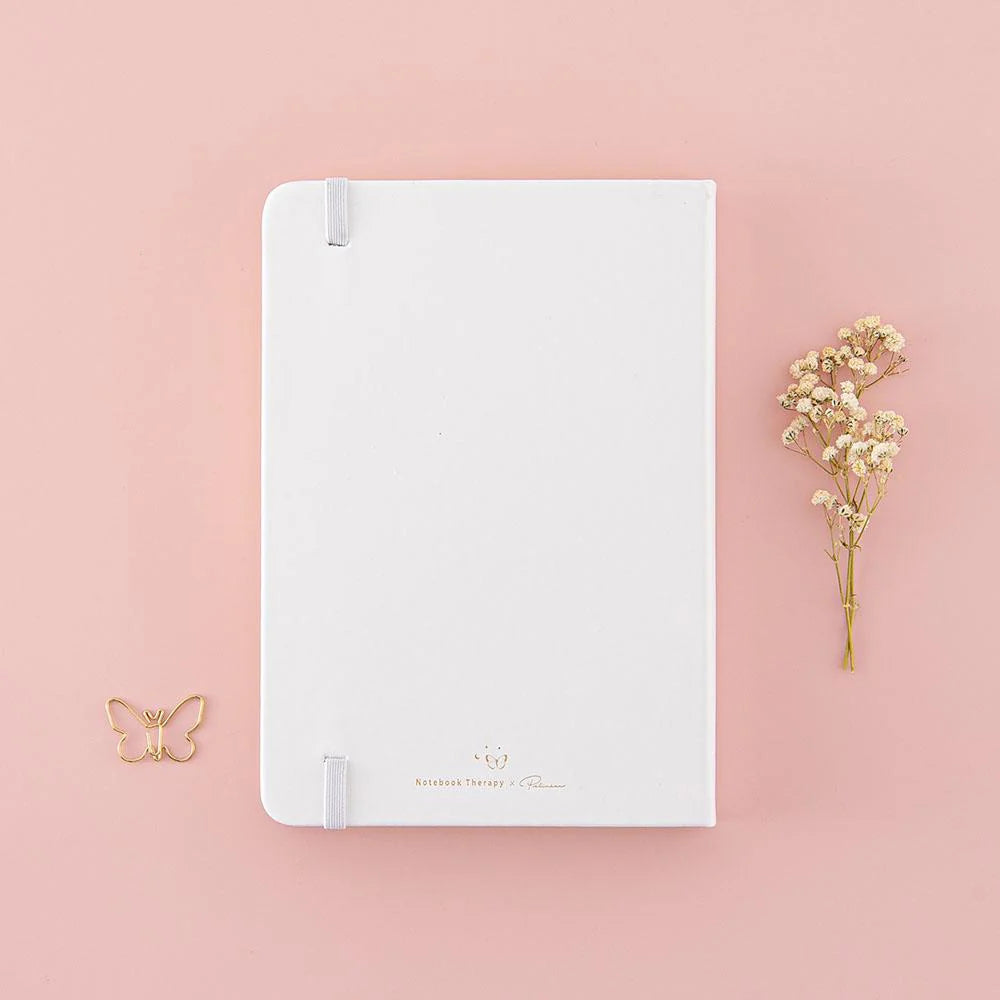 Tsuki Cloud White ‘Flutter + Dream’ Limited Edition Bullet Journal by Notebook Therapy x Pelinkan ☾