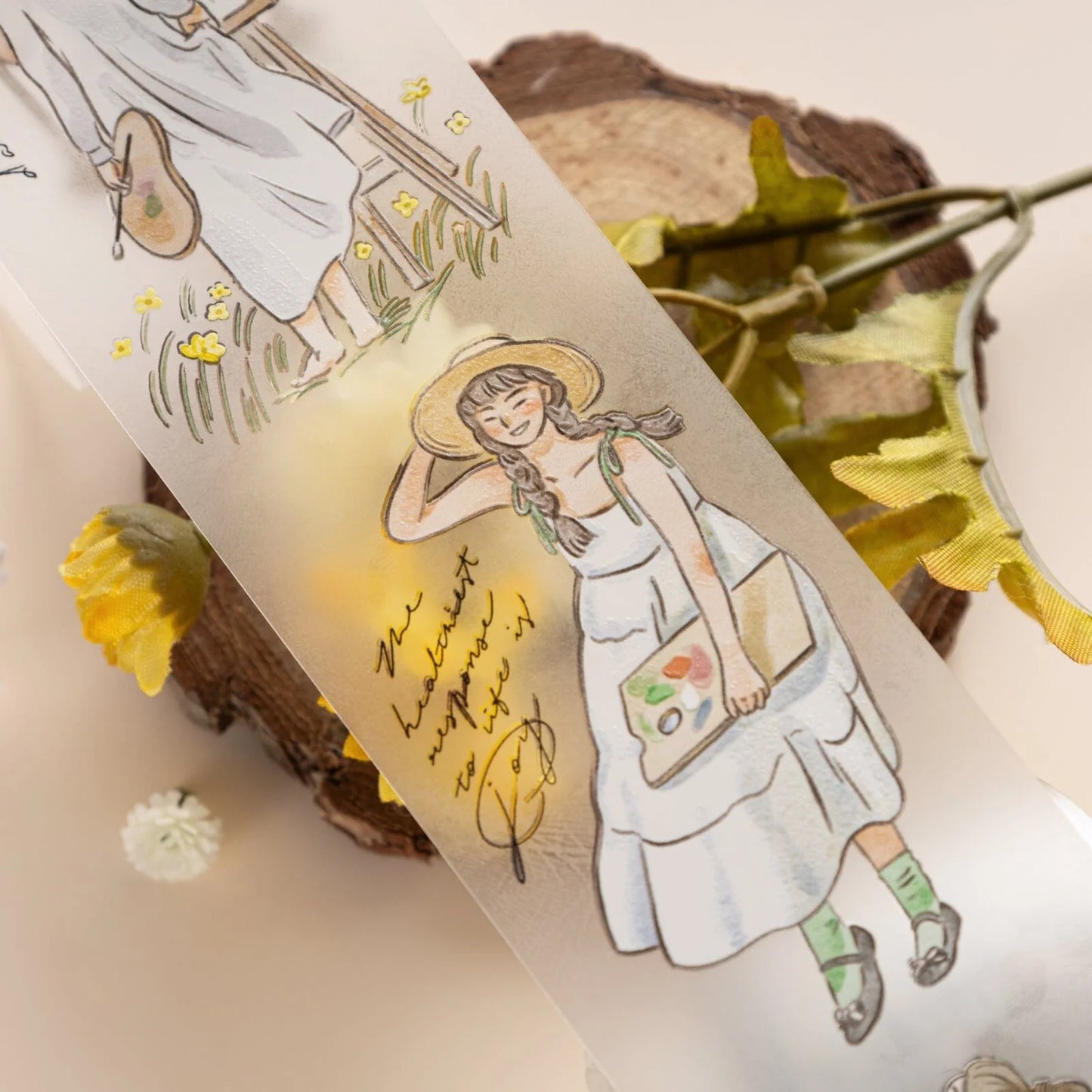 Hinoki - ‘Into the Meadow’ PET Decorative Tape - Summer Girls