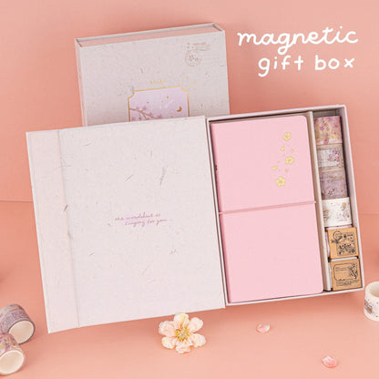Tsuki ‘Sakura Breeze’ Travel Notebook Gift Set ☾