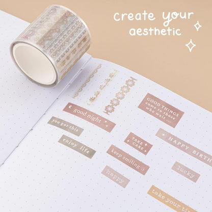 Tsuki ‘Lace Dreams’ Washi Tape Set ☾