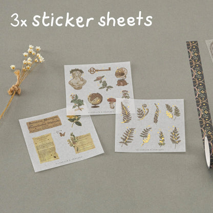 Tsuki ‘Whimsical Botanics’ Washi Tape Set ☾