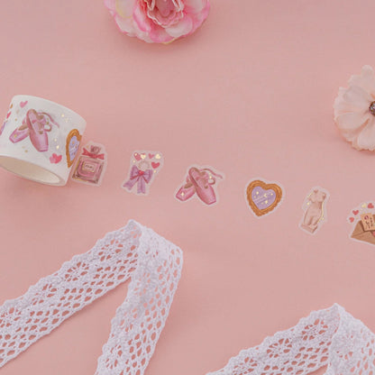 Tsuki ‘Sweet Ballet’ Washi Tape Set ☾