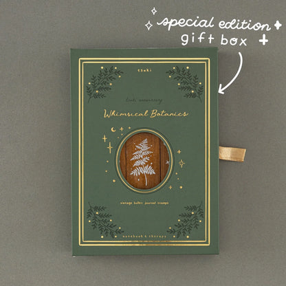 Tsuki ‘Whimsical Botanics’ Bullet Journal Stamp Set ☾