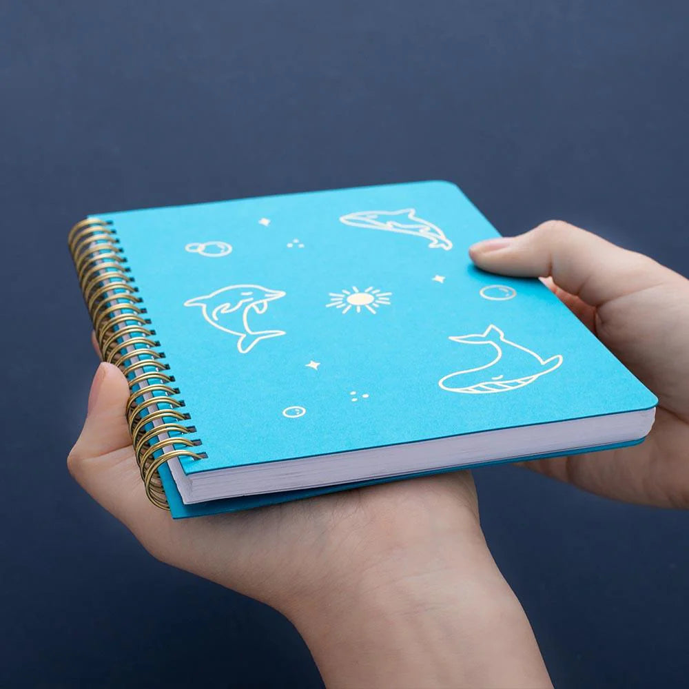 Tsuki 'Ocean' Limited Edition Ring Bound Bullet Journal ☾