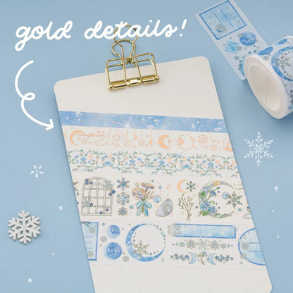 Tsuki ‘Winter Moonflower’ Washi Tape Set ☾