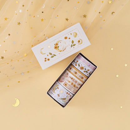 Tsuki ‘Summer Moonflower’ Washi Tape Set ☾