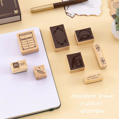 Tsuki ‘Our Stories’ Reading Journal Stamp Set ☾
