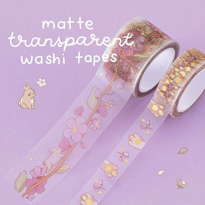 Tsuki ‘Bunny Blush’ Washi Tape Set ☾ x @blossom_bujo