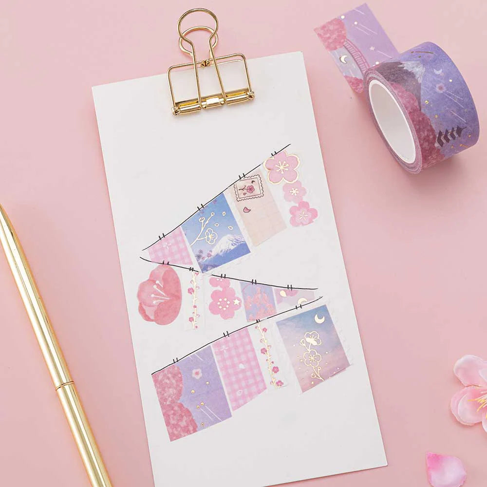 Tsuki ‘Sakura Journey’ Washi Tape Set ☾