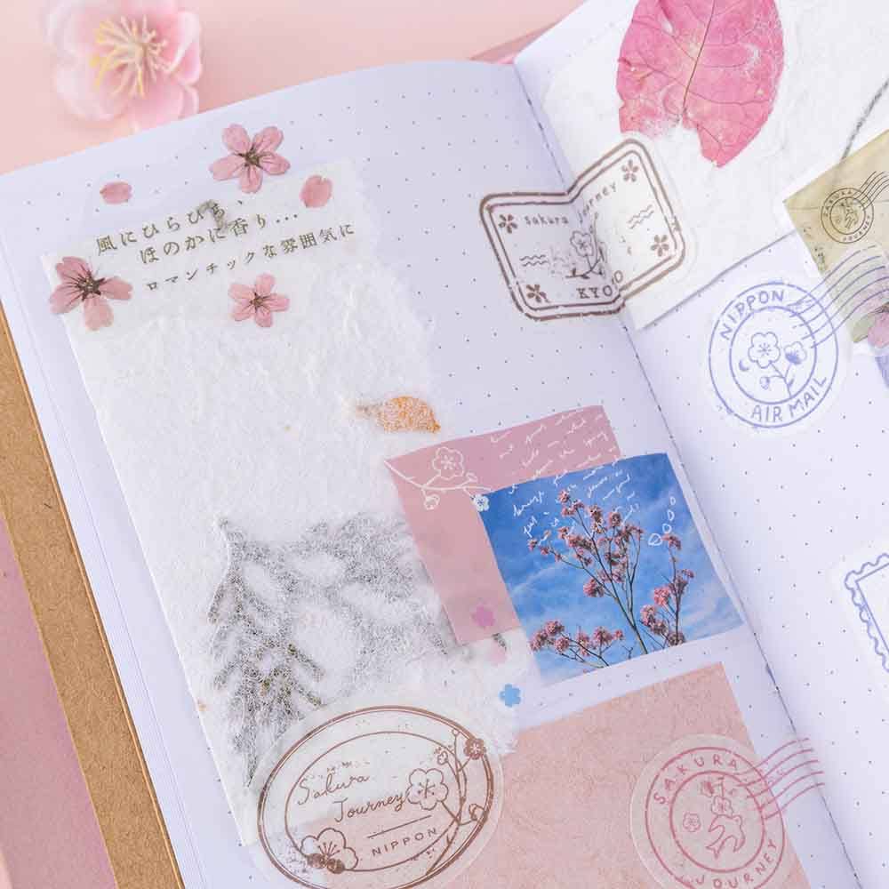 Tsuki ‘Sakura Journey’ Scrapbook Sticker Set ☾