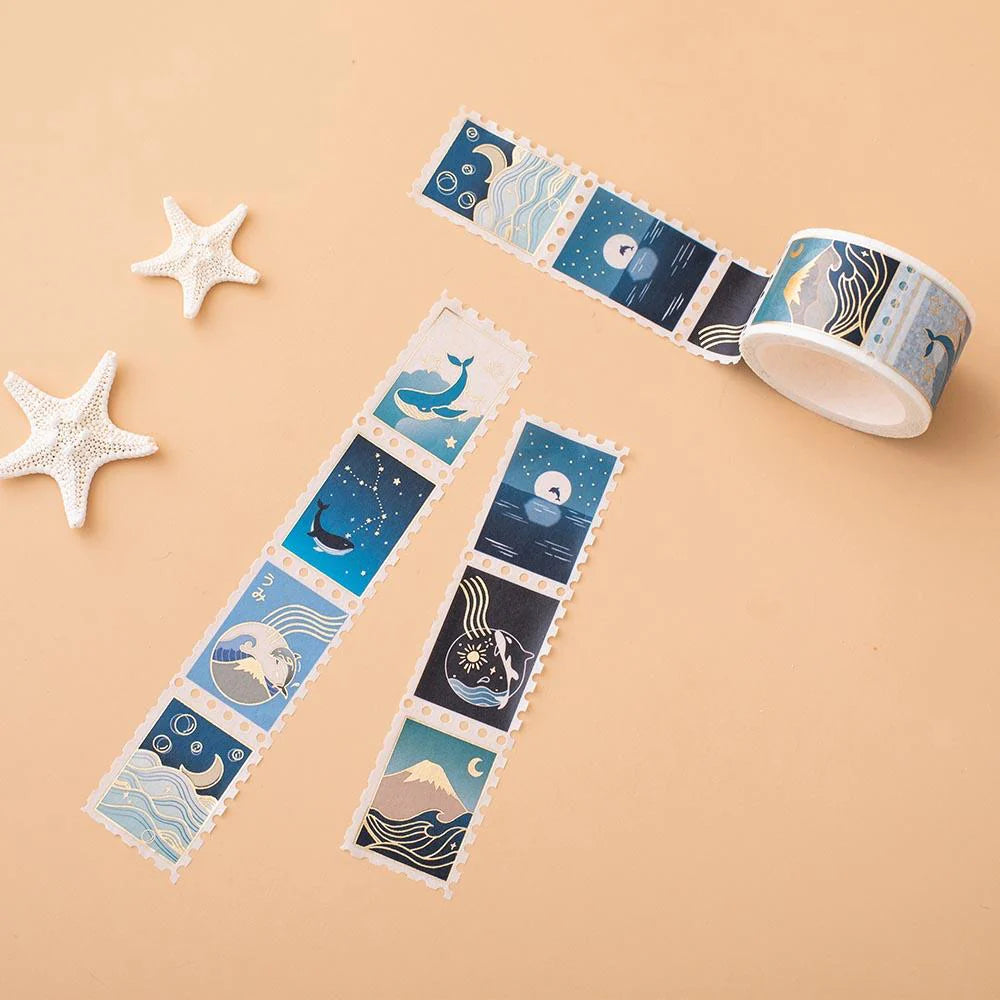Tsuki 'Ocean Edition' Washi Tape Set ☾