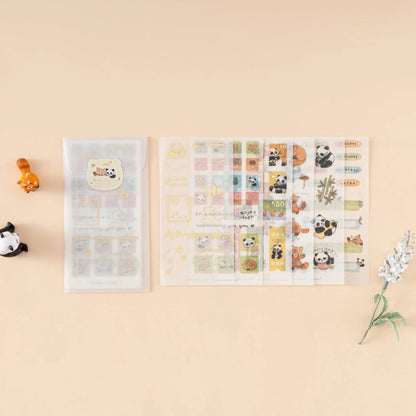 Tsuki ‘Panda Friends’ Sticker Set ☾