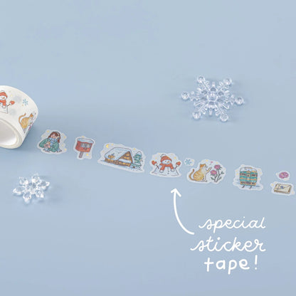 Tsuki ‘Winter Journey’ Washi Tape Set ☾