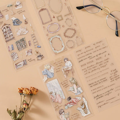 Hinoki - ‘Into the Library’ Sticker Set
