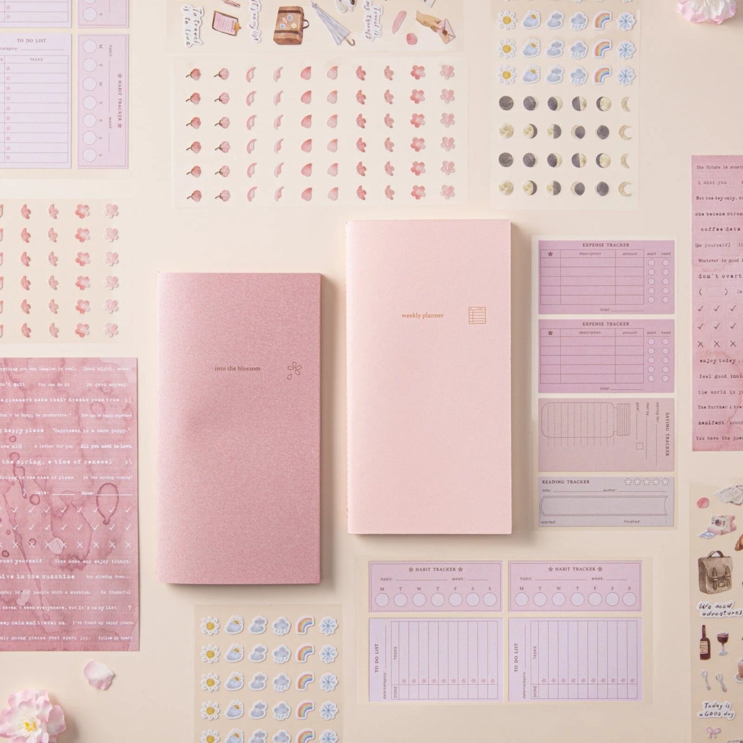 Hinoki - ‘Into the Blossom’ Mixed Insert + Sticker Set