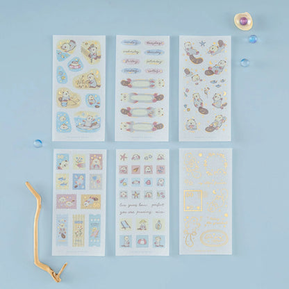 Tsuki ‘Otter Friends’ Sticker Set ☾