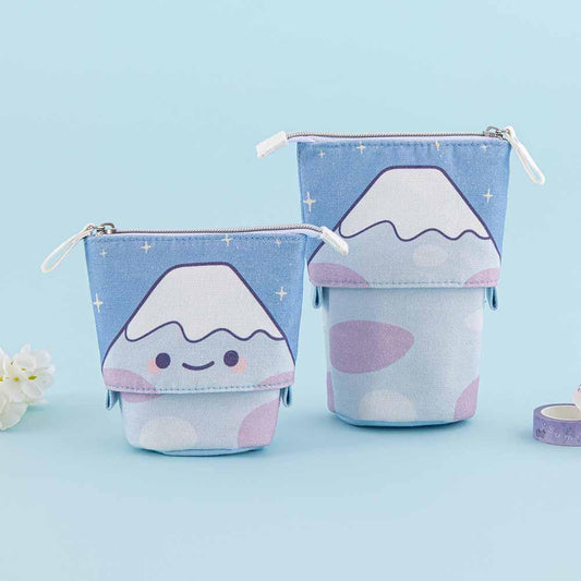 Tsuki ‘Four seasons’ Fuji Pop-Up Pencil Case ☾ @milkkoyo x NotebookTherapy