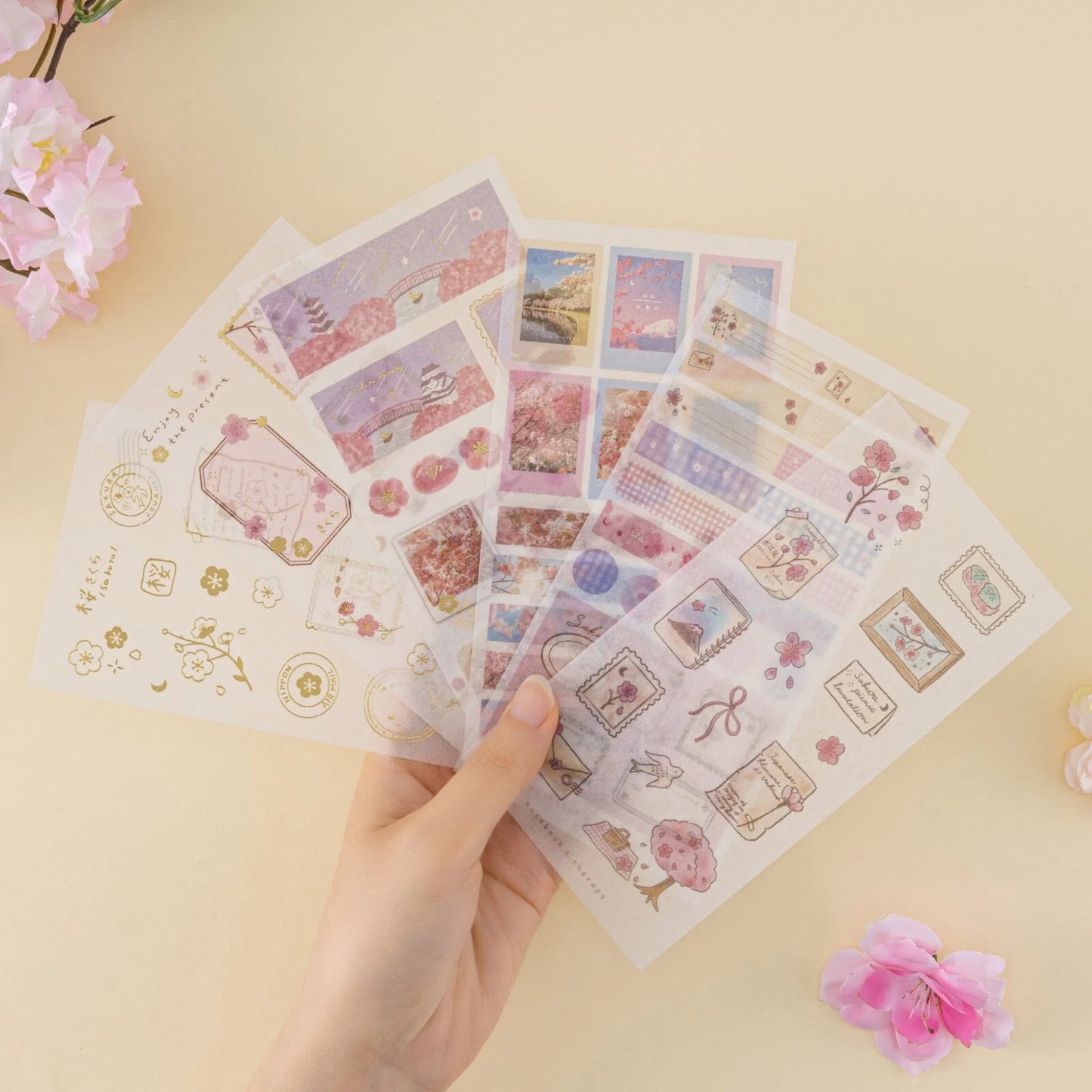 Tsuki ‘Sakura Journey’ Sticker Set ☾