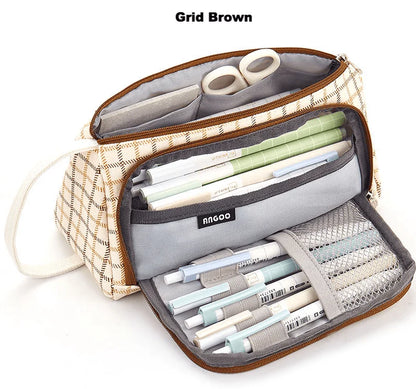Pouched Stationery Organiser Pencil Case