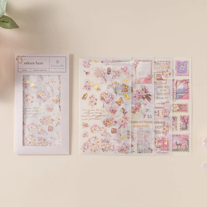 Hinoki - ‘Sakura Haze’ Print-On Sticker Set